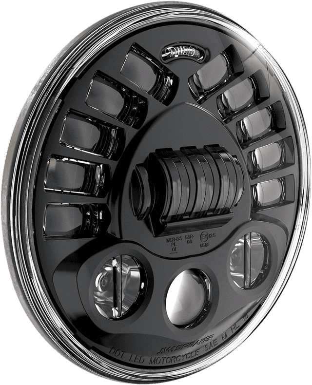 J.W. SPEAKER 2001-1773 Adaptive 2 LED Headlight - 7" - Black — image 2 of 8