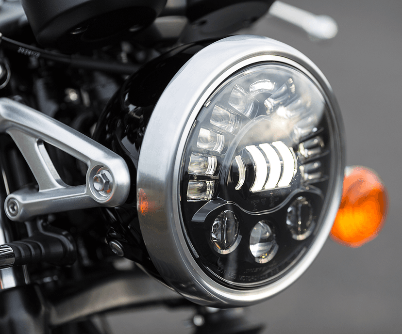 J.W. SPEAKER 2001-1773 Adaptive 2 LED Headlight - 7" - Black — image 5 of 8