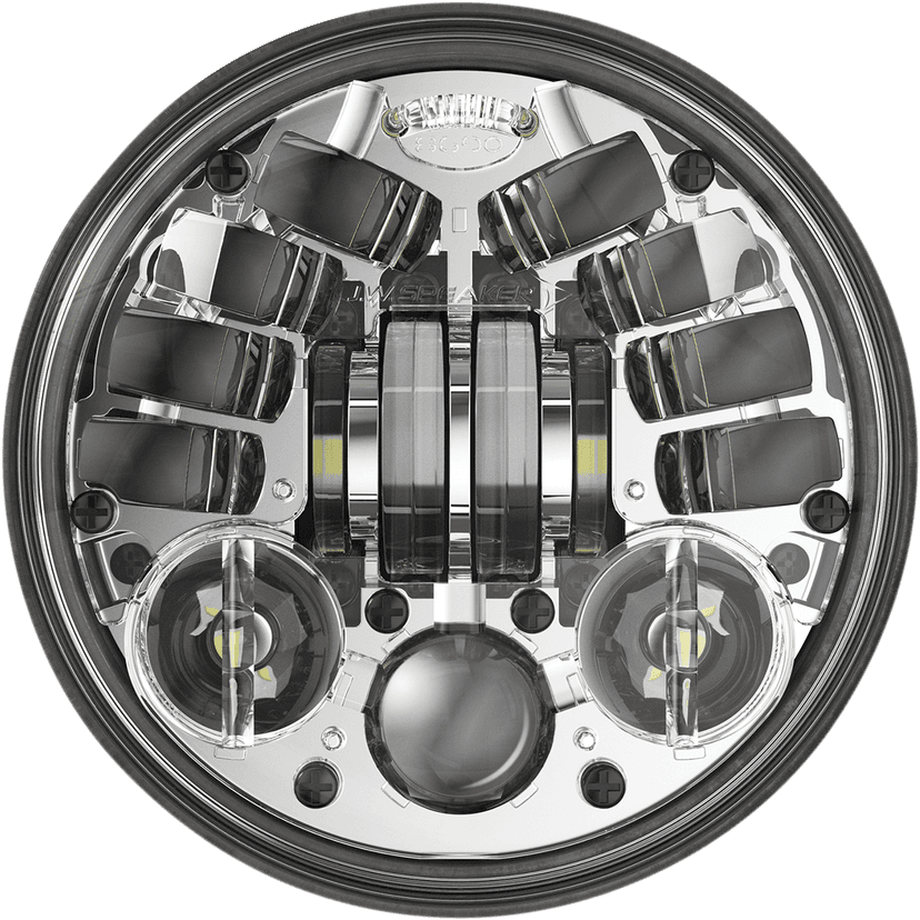 J.W. SPEAKER 2001-1780 Adaptive 2 LED Headlight - 5-3/4" - Chrome — image 2 of 4