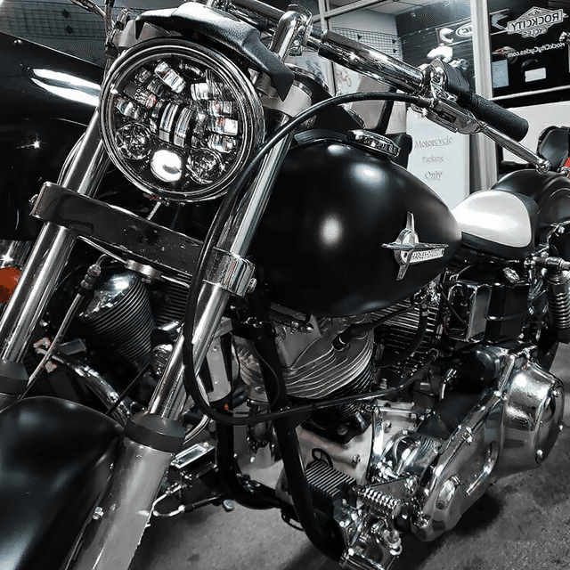 J.W. SPEAKER 2001-1780 Adaptive 2 LED Headlight - 5-3/4" - Chrome — image 4 of 4