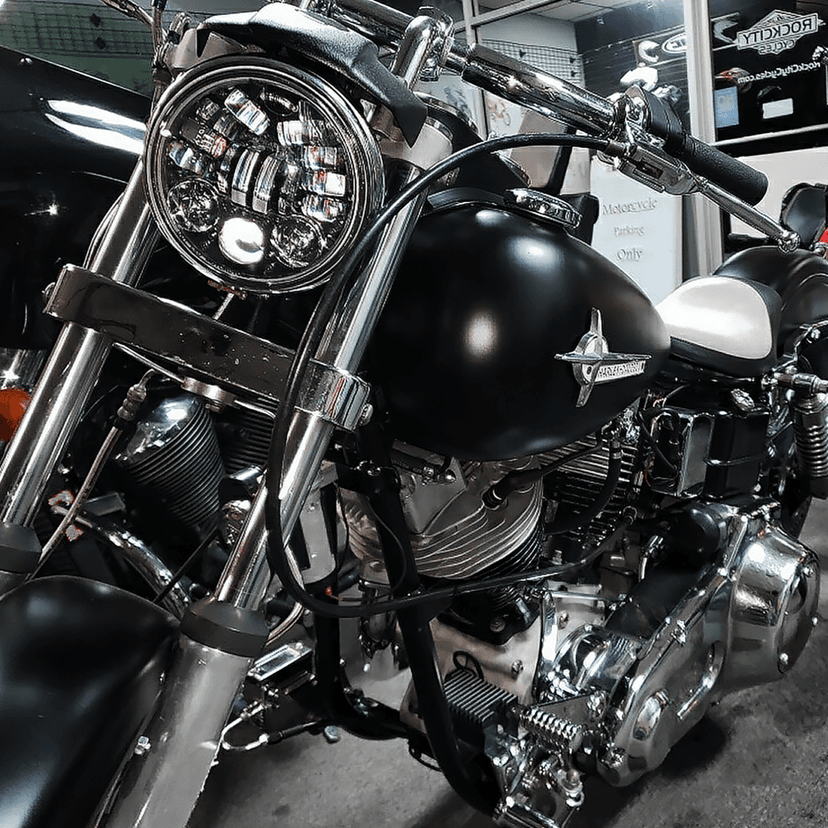 J.W. SPEAKER 2001-1780 Adaptive 2 LED Headlight - 5-3/4" - Chrome — image 4 of 4