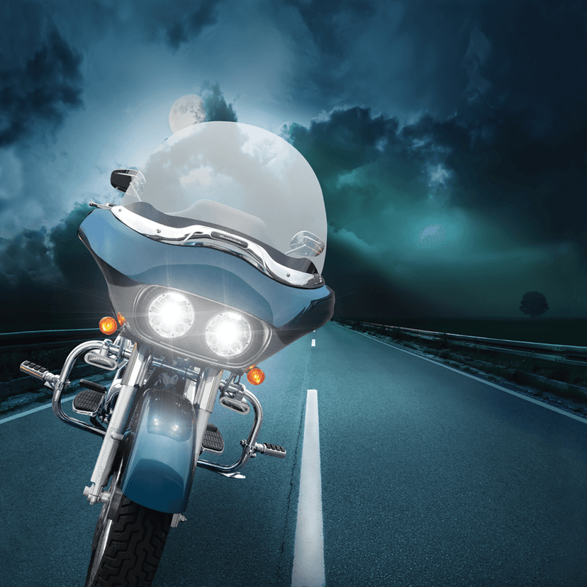 J.W. SPEAKER 2001-1783 Headlights - Adaptive 2 - LED - Black - '99-'13 FLTR — image 7 of 7