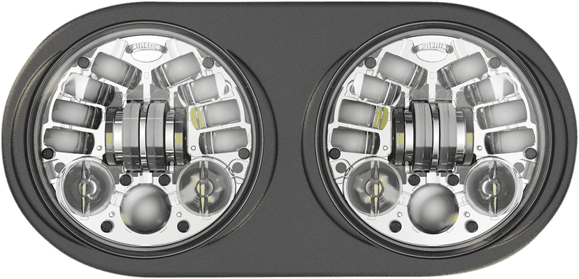 J.W. SPEAKER 2001-1784 Headlights - Adaptive 2 - LED - Chrome - '99-'13 FLTR — image 2 of 4