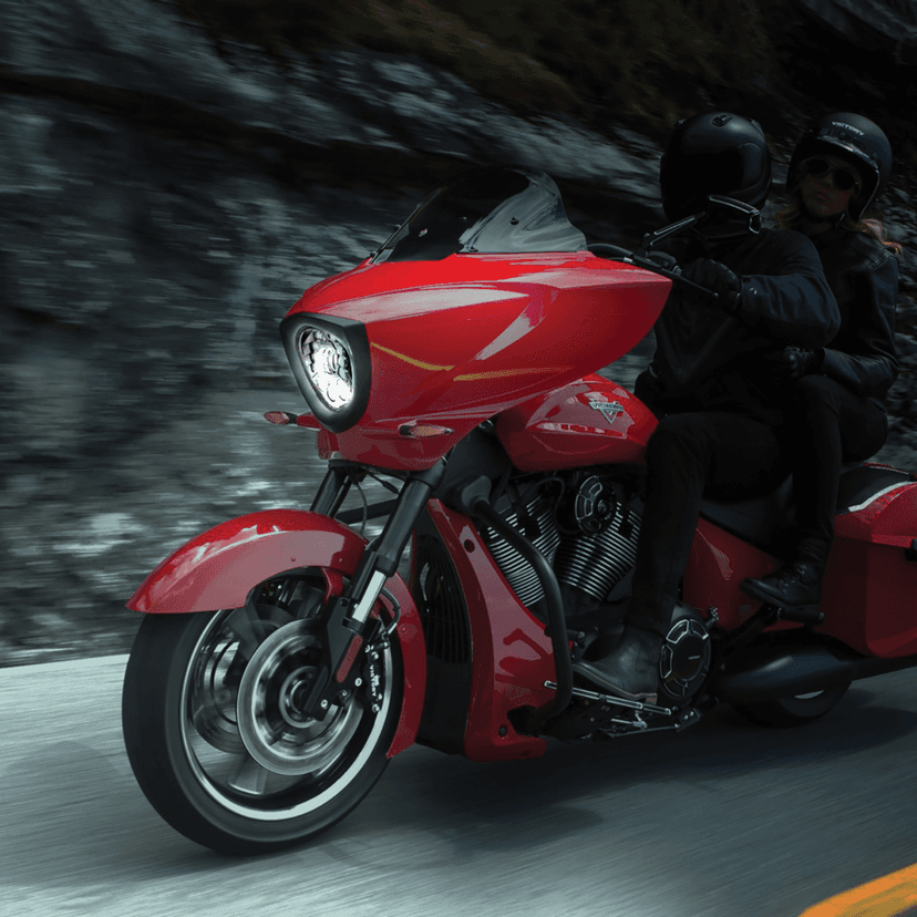 J.W. SPEAKER 2001-1785 Headlight - Adaptive 2 - LED - 7" Black - Victory — image 5 of 5