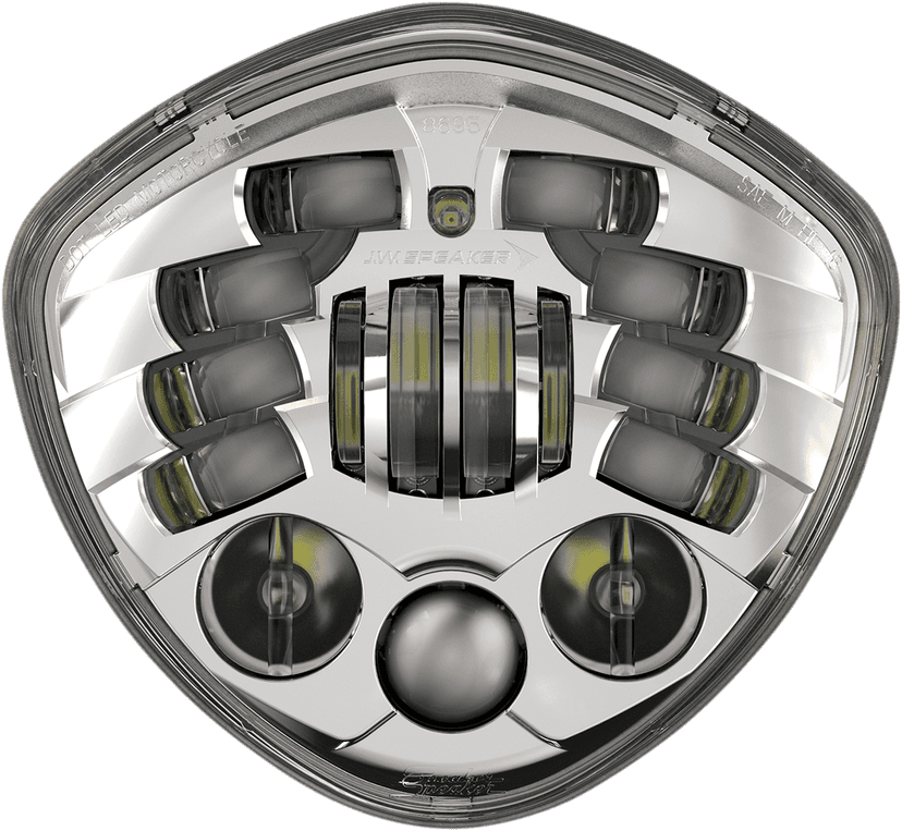 J.W. SPEAKER 2001-1786 Headlight - Adaptive 2 - LED - 7" Chrome - Victory — image 2 of 4