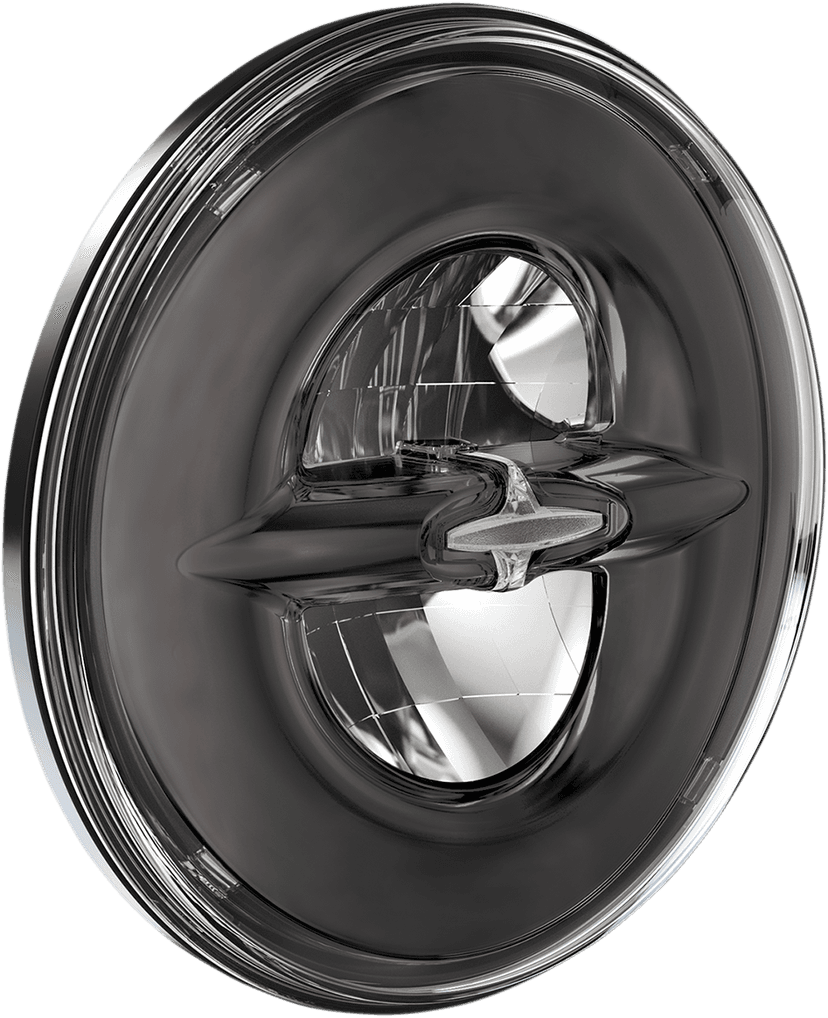 DRAG SPECIALTIES 2001-1789 Reflector-Style LED Headlamp - 7" - Dark Chrome