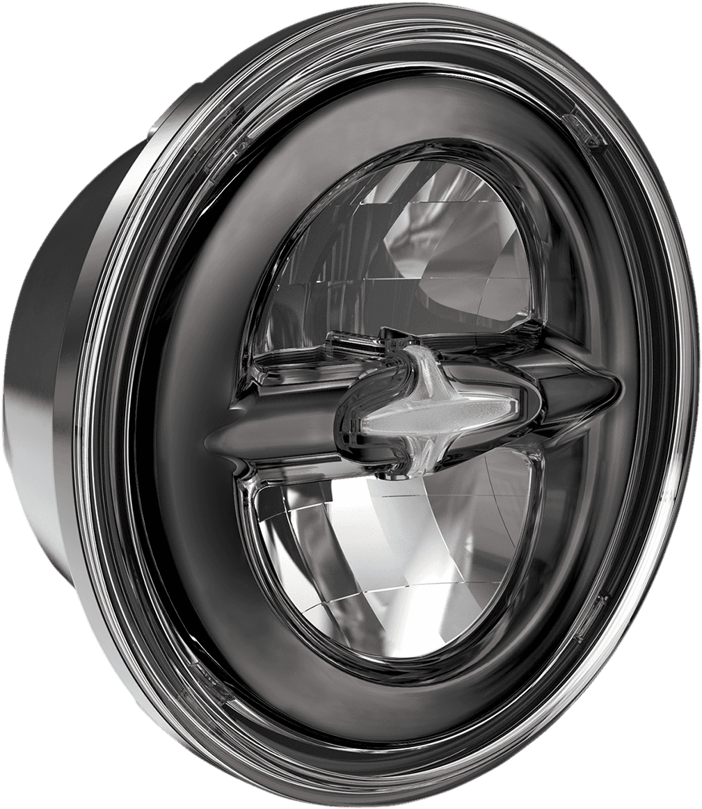 DRAG SPECIALTIES 2001-1791 Headlamp - Reflector Style - 5-3/4" - LED - Dark Chrome