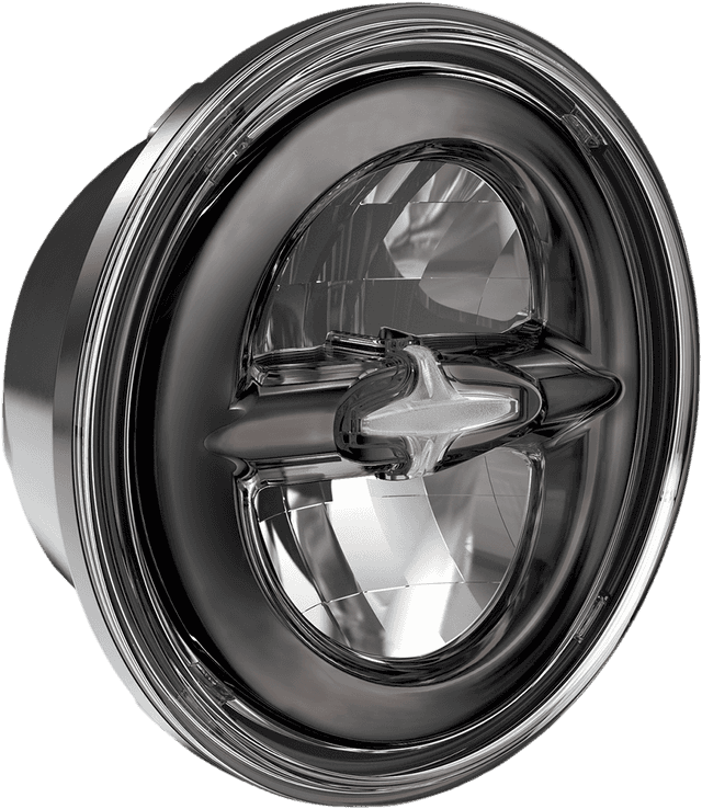 DRAG SPECIALTIES 2001-1791 Headlamp - Reflector Style - 5-3/4" - LED - Dark Chrome