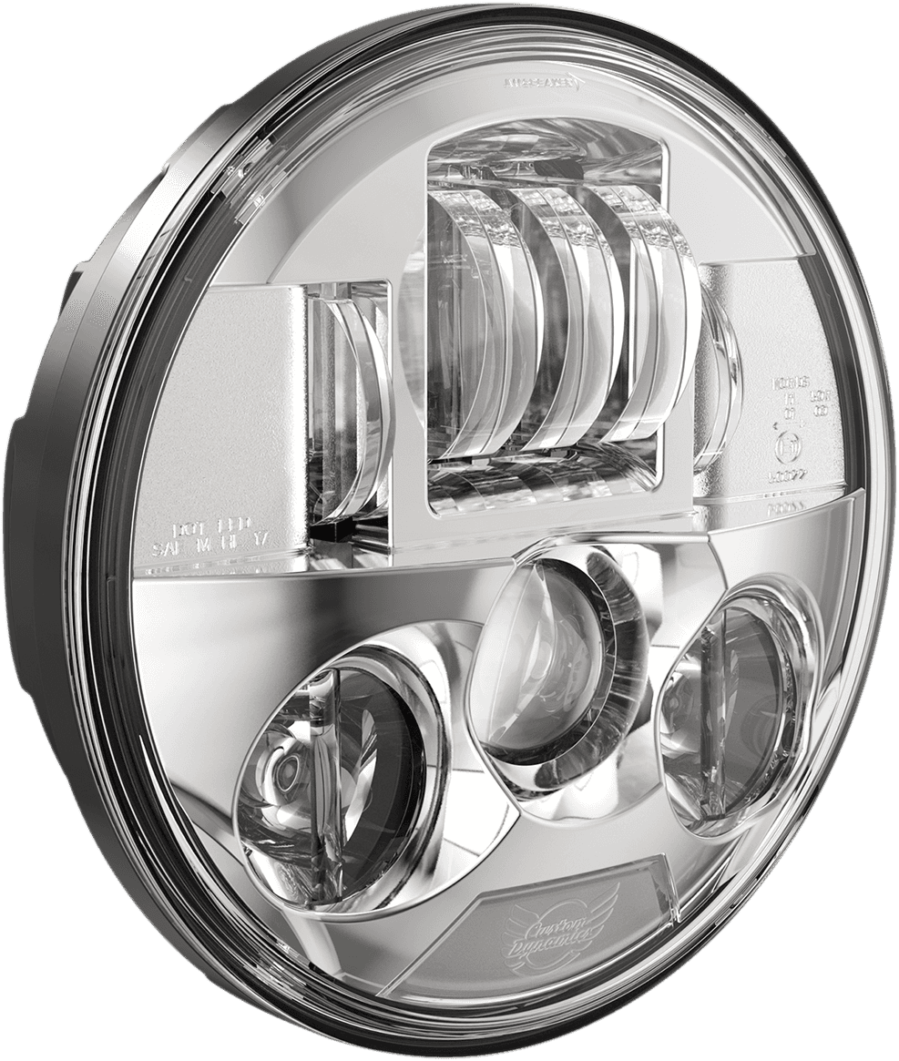 CUSTOM DYNAMICS 2001-1825 7" Probeam® LED Headlamp - Chrome - Indian