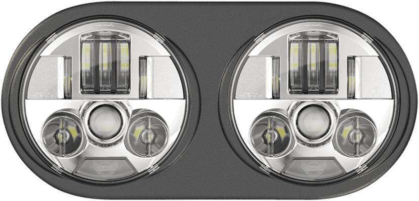 CUSTOM DYNAMICS 2001-1835 ProBeam® LED Headlight - FLTR - Chrome