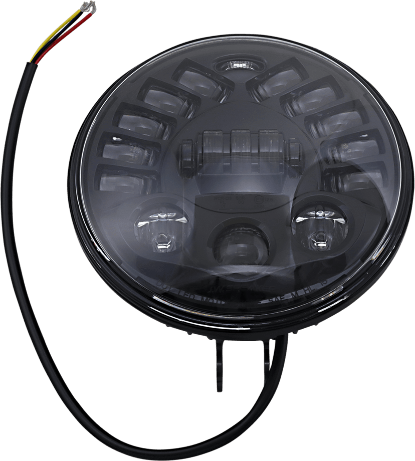 CUSTOM DYNAMICS 2001-2136 Adaptive Headlight - 7" - Pedestal Mount - Black — image 5 of 7
