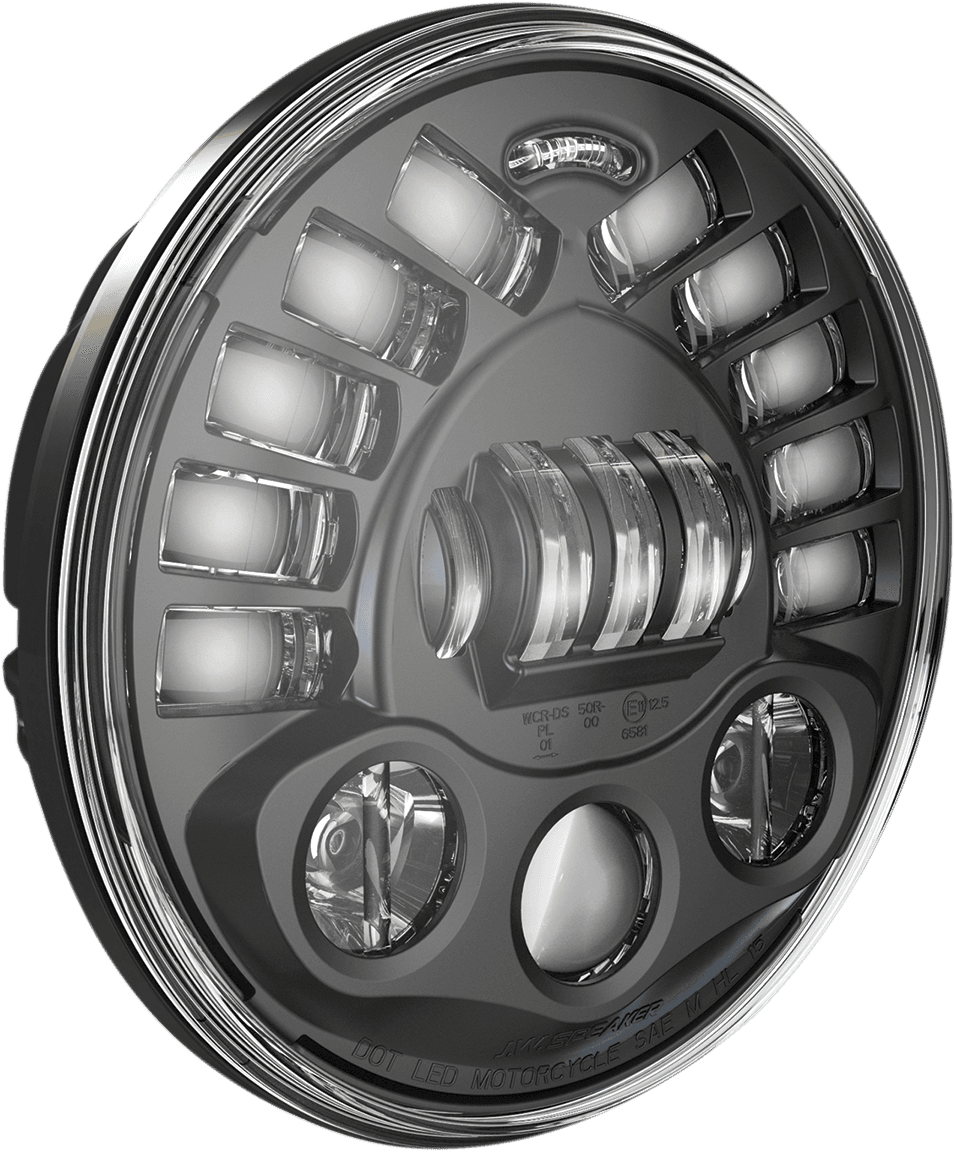 CUSTOM DYNAMICS 2001-2136 Adaptive Headlight - 7" - Pedestal Mount - Black