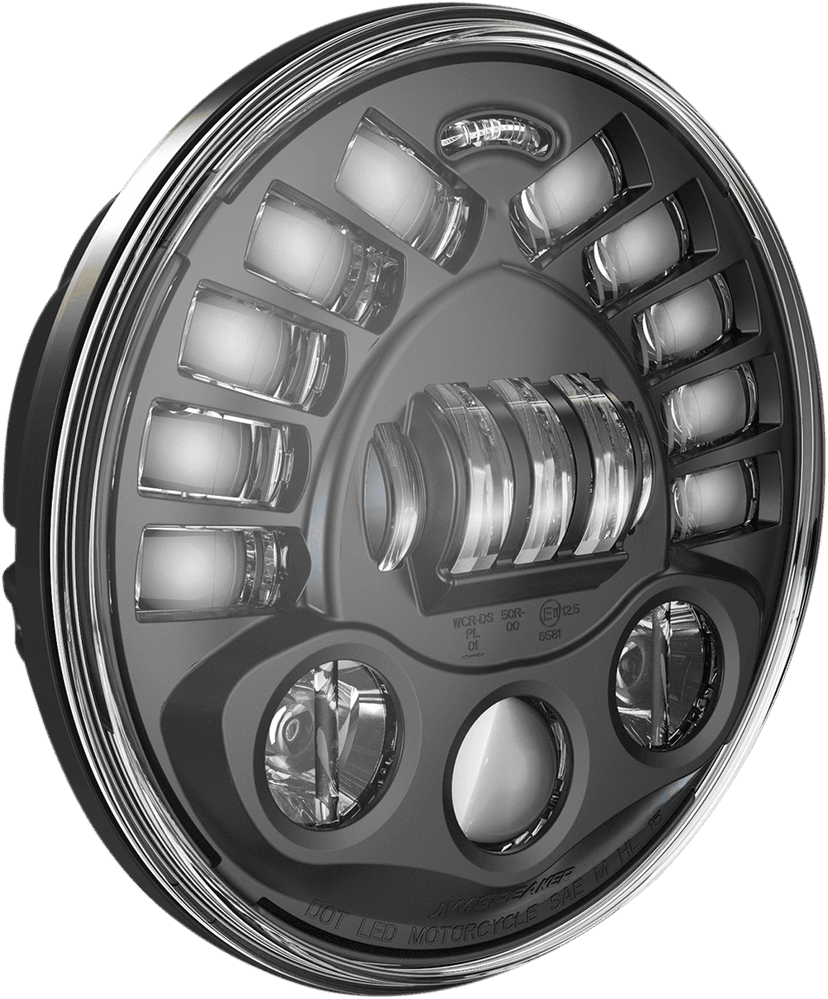 CUSTOM DYNAMICS 2001-2136 Adaptive Headlight - 7" - Pedestal Mount - Black — image 1 of 7