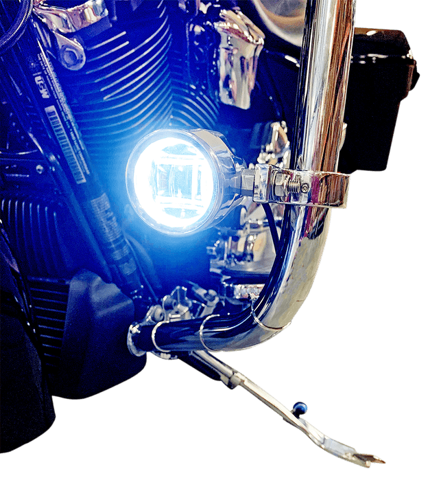 CUSTOM DYNAMICS 2001-2196 Fog Light - Chrome - Clear Lens — image 2 of 2