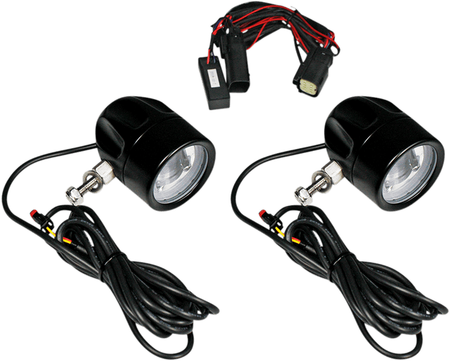 CUSTOM DYNAMICS 2001-2199 Fog Light - Black - Clear Lens — image 1 of 2