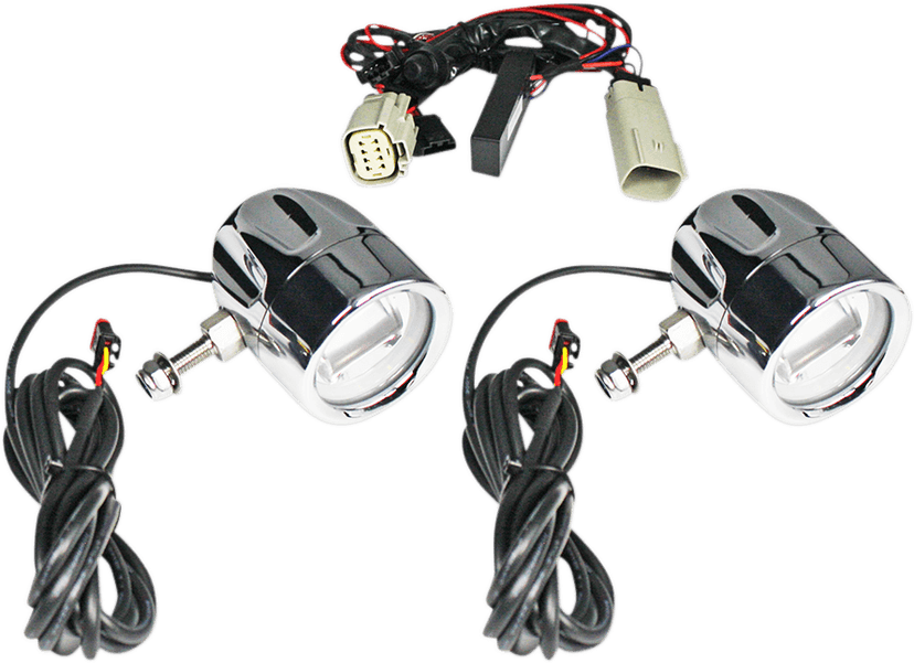 CUSTOM DYNAMICS 2001-2204 Fog Light - Chrome - Clear Lens — image 1 of 2