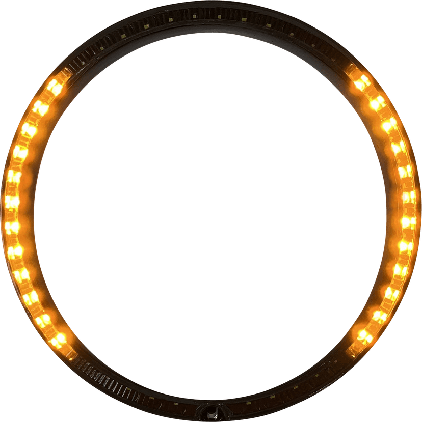 CUSTOM DYNAMICS 2001-2307 Trim Ring - Standard Turn Signal - Black — image 2 of 4