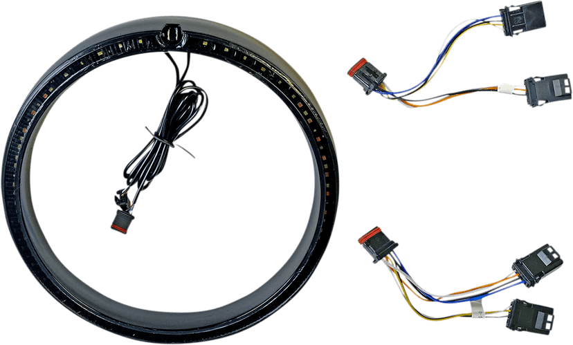 CUSTOM DYNAMICS 2001-2307 Trim Ring - Standard Turn Signal - Black — image 4 of 4