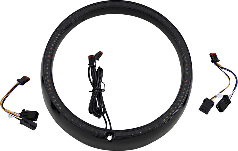 CUSTOM DYNAMICS 2001-2309 Trim Ring - Sequential Turn Signal - Black — image 4 of 4
