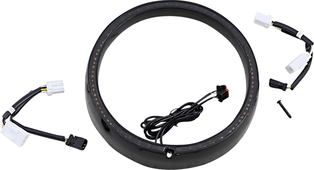 CUSTOM DYNAMICS 2001-2313 Sequential Trim Ring - Black — image 4 of 4