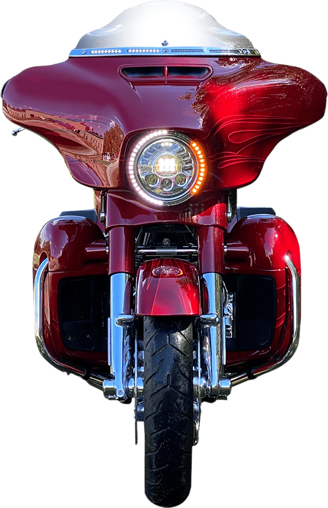 CUSTOM DYNAMICS 2001-2318 Sequential Trim Ring - Chrome — image 2 of 3