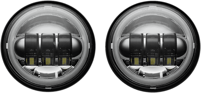 CUSTOM DYNAMICS 2001-2381 Passing Lamp with Halo - 4-1/2" - Chrome