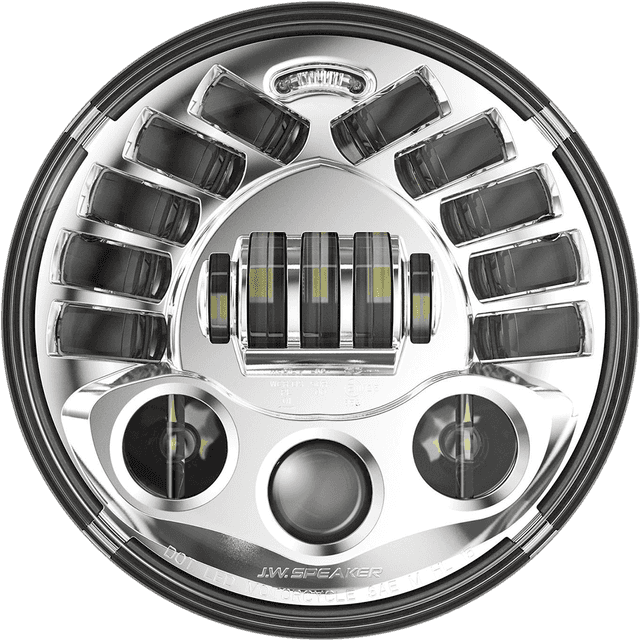 CUSTOM DYNAMICS 2001-2410 7" Adaptive Headlamp - Chrome — image 1 of 2