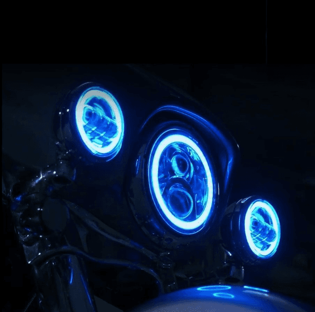 CUSTOM DYNAMICS 2001-2420 Passing Lamps - 4-1/2" - Chrome — image 2 of 3