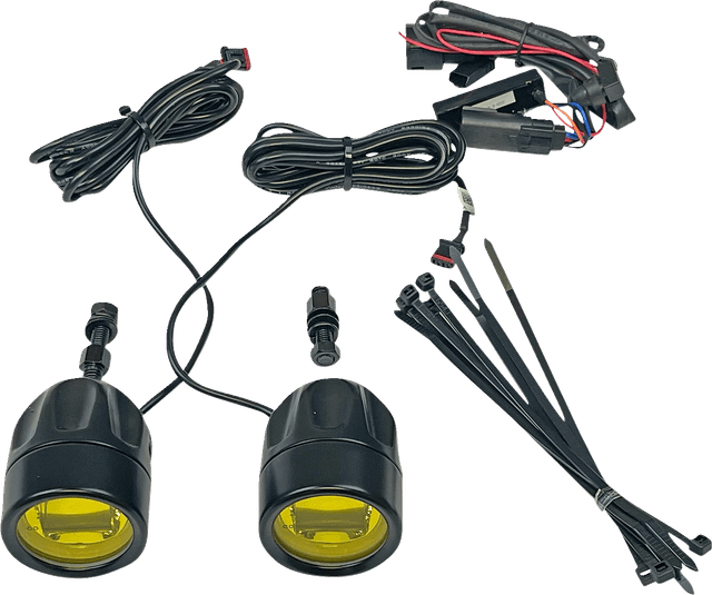 CUSTOM DYNAMICS 2001-2582 Fog Light - Black - Yellow Lens — image 1 of 5