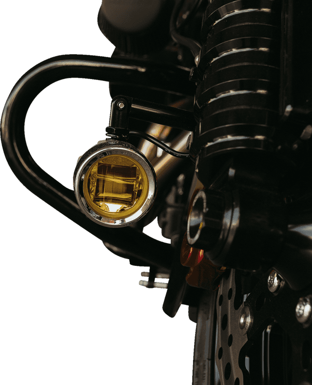 CUSTOM DYNAMICS 2001-2583 Fog Light - Chrome - Yellow Lens — image 2 of 6