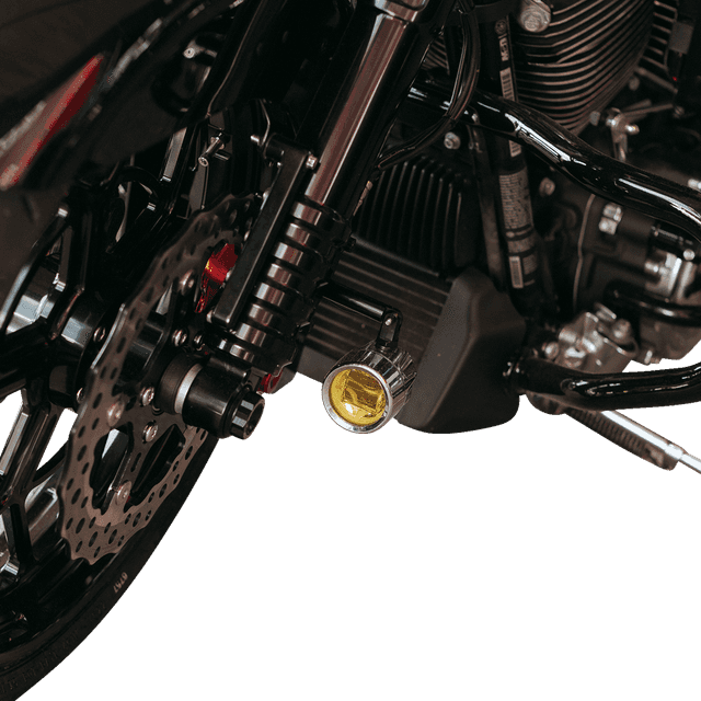 CUSTOM DYNAMICS 2001-2583 Fog Light - Chrome - Yellow Lens — image 3 of 6