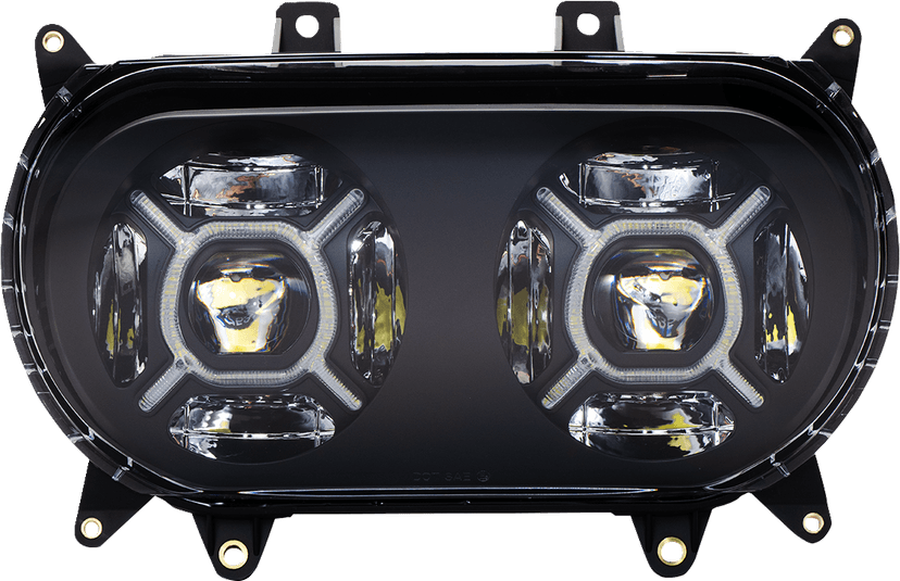 CUSTOM DYNAMICS 2001-2603 LED Headlight - Black - FLTR — image 5 of 6