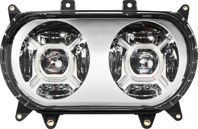 CUSTOM DYNAMICS 2001-2606 ProGLOW™ Headlight - Chrome - Road Glide — image 1 of 2