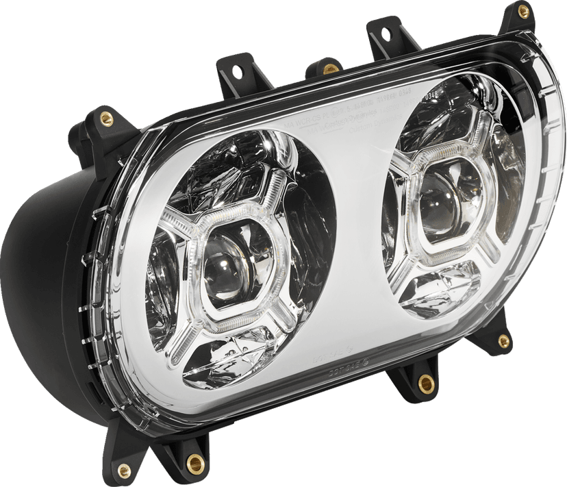 CUSTOM DYNAMICS 2001-2606 ProGLOW™ Headlight - Chrome - Road Glide — image 2 of 2