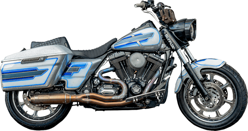 SLYFOX 2001-2732 Headlight Trim w/ Visor - 7" - Gloss — image 3 of 4