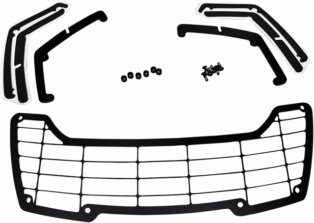 DRAG SPECIALTIES 2001-2751 Headlight Guard - Black - Pan America