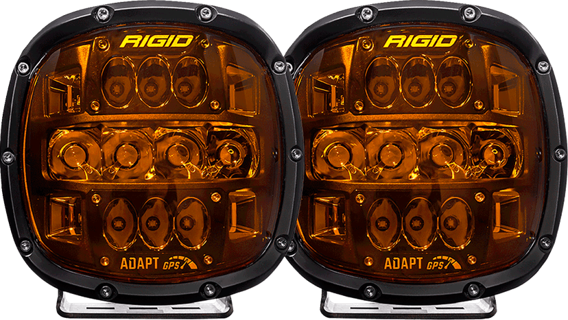 RIGID INDUSTRIES 2001-2802 Adapt XP LED Light - Amber Lens - Pair — image 1 of 2