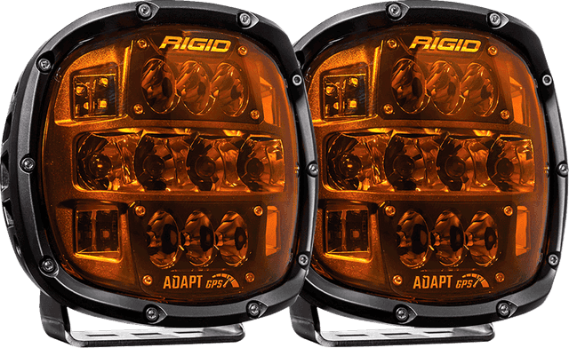 RIGID INDUSTRIES 2001-2802 Adapt XP LED Light - Amber Lens - Pair — image 2 of 2