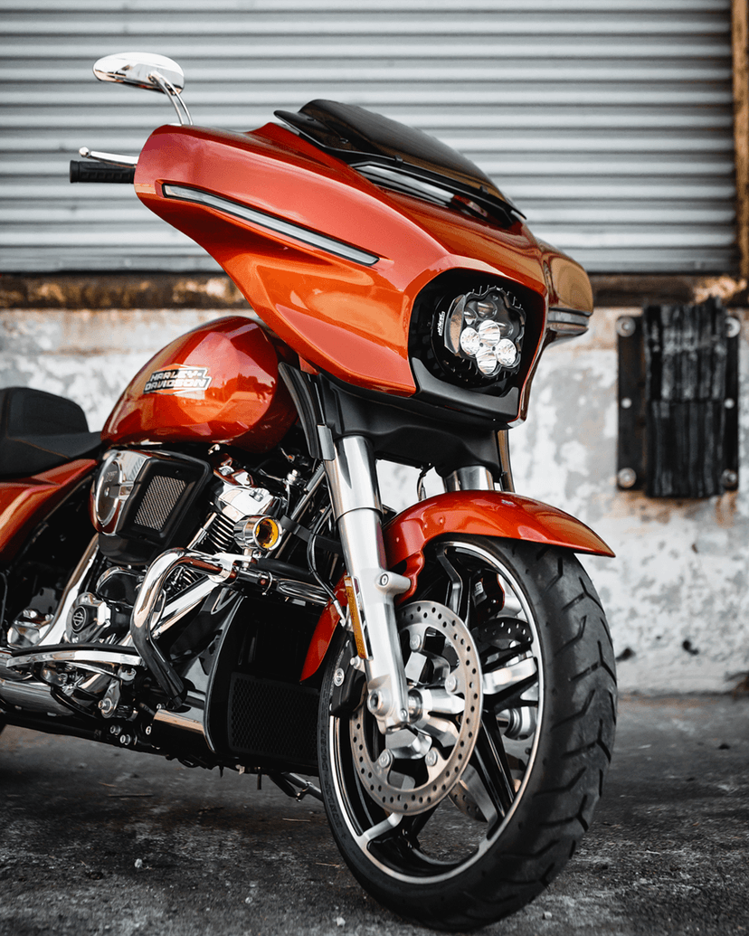 CUSTOM DYNAMICS 2001-2844 LED Headlight - Shark Demon® - FLHX/FLHL — image 7 of 10