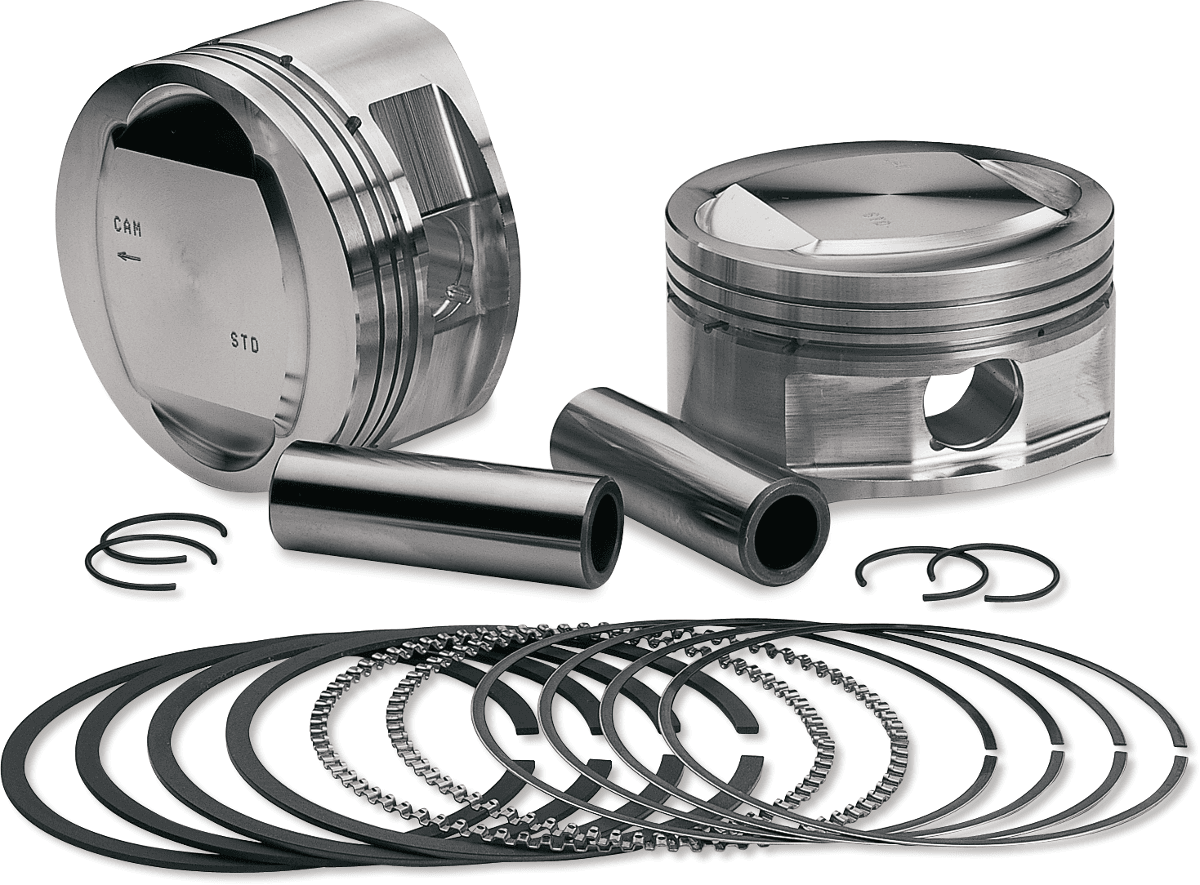 S&S CYCLE 2001-2910 Piston Kit - 106" Stroker - 3.875" +0.005" - 95"-103" Motors