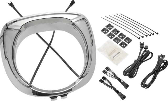CIRO 2001-2918 Headlight Bezel - Fang® - Chieftain - Chrome — image 1 of 2