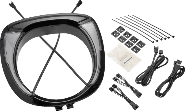 CIRO 2001-2919 Headlight Bezel - Fang® - Chieftain - Black