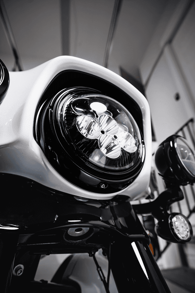 CUSTOM DYNAMICS 2001-2926 Headlight - Shark Demon® - LED - Color Changing — image 9 of 11