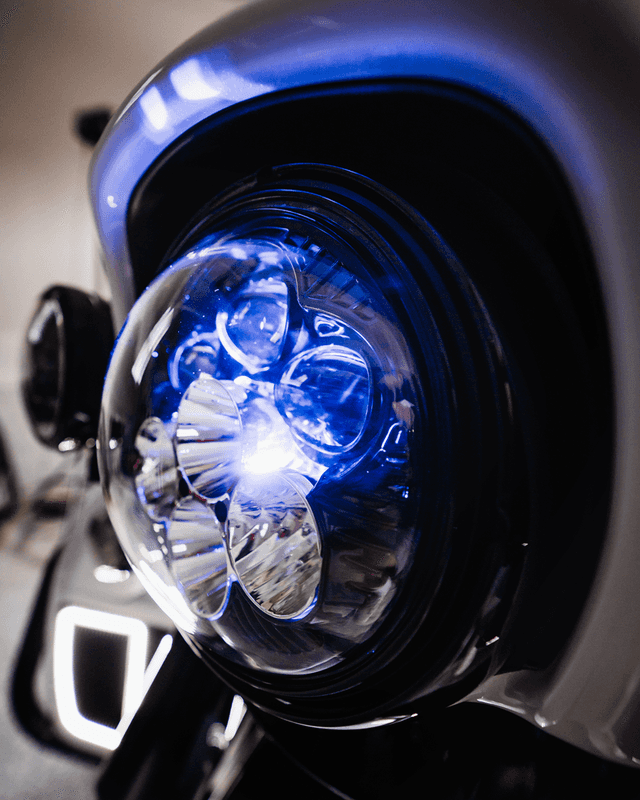 CUSTOM DYNAMICS 2001-2926 Headlight - Shark Demon® - LED - Color Changing — image 6 of 11