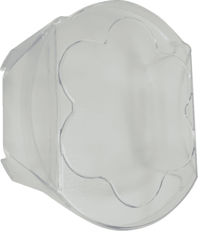 CUSTOM DYNAMICS 2001-3045 Headlight Guard - Shark Demon® 2 - Clear