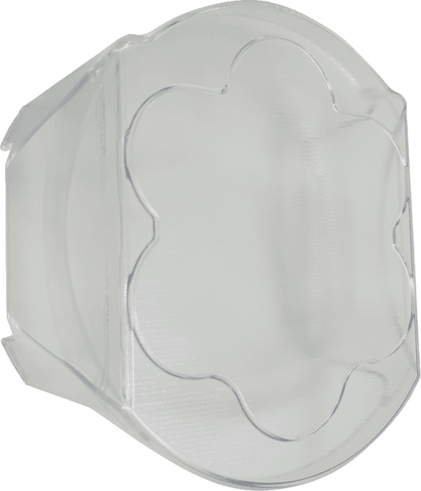 CUSTOM DYNAMICS 2001-3045 Headlight Guard - Shark Demon® 2 - Clear