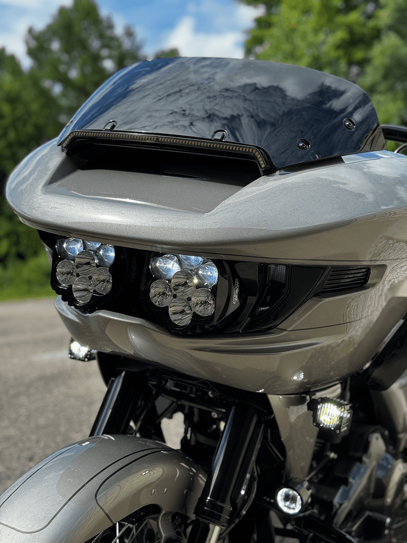 CUSTOM DYNAMICS 2001-3047 Shark Demon® 2 Headlight Light - w/ Speed Plates — image 4 of 8