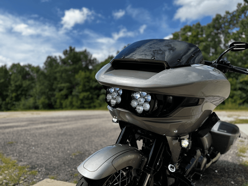 CUSTOM DYNAMICS 2001-3047 Shark Demon® 2 Headlight Light - w/ Speed Plates — image 8 of 8