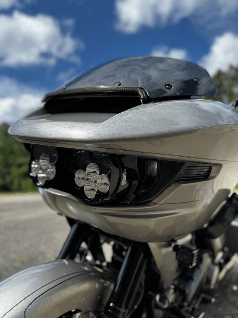 CUSTOM DYNAMICS 2001-3047 Shark Demon® 2 Headlight Light - w/ Speed Plates — image 3 of 8