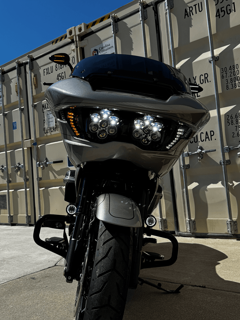 CUSTOM DYNAMICS 2001-3047 Shark Demon® 2 Headlight Light - w/ Speed Plates — image 5 of 8